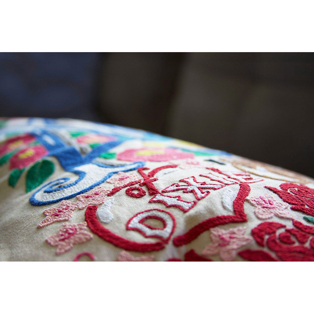Alabama Hand-Embroidered Pillow