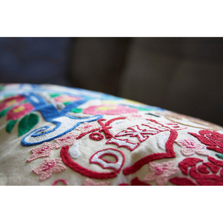 Alabama Hand-Embroidered Pillow