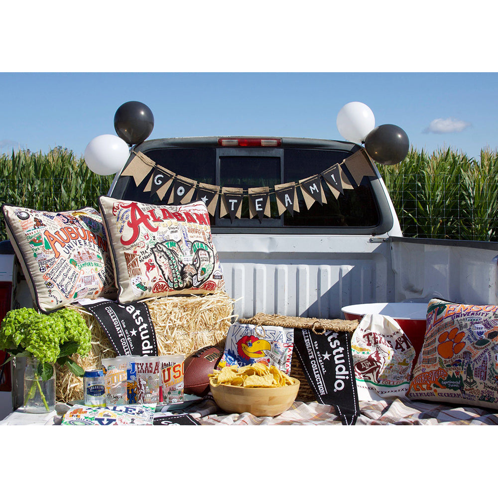 Alabama, University of Collegiate Hand-Embroidered Pillow