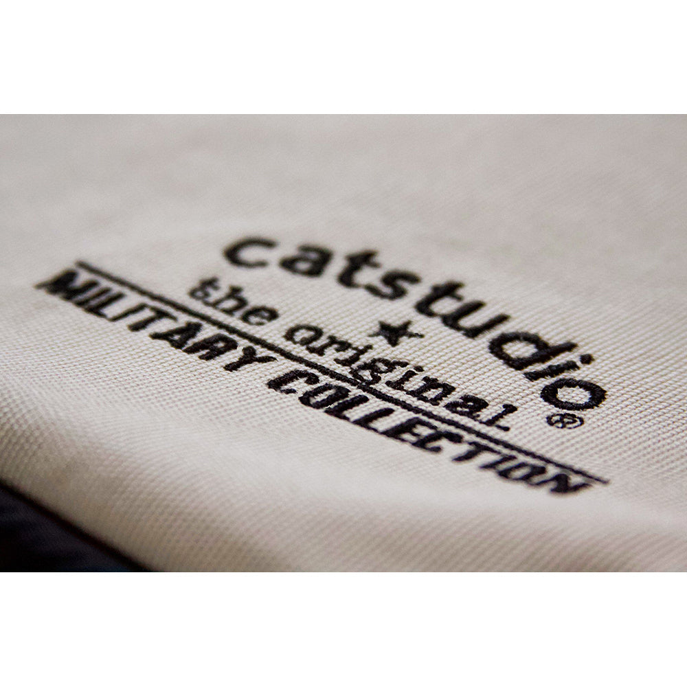 Army Large Hand-Embroidered Pillow