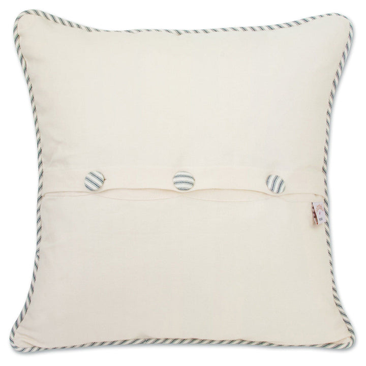 Bermuda Hand-Embroidered Pillow