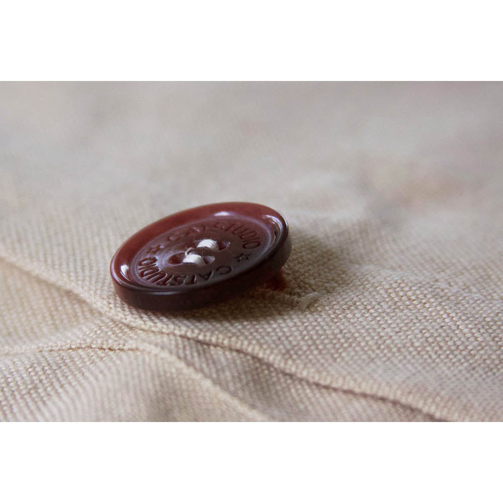 Buffalo Hand-Embroidered Pillow by CatStudio