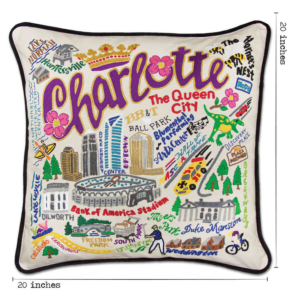 Charlotte Hand-Embroidered Pillow