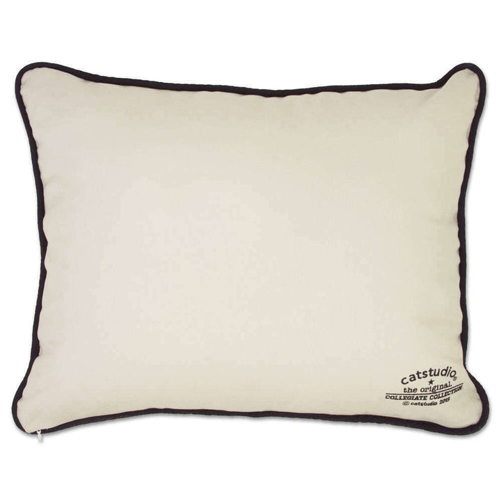 Columbia University Collegiate Embroidered Pillow by CatStudio