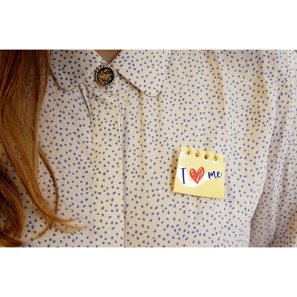 I love myself brooch by Laliblue