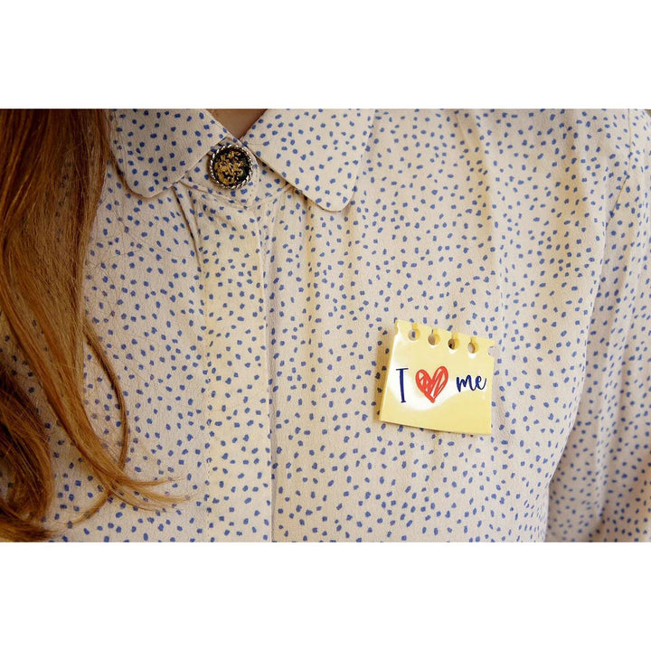 I love myself brooch by Laliblue