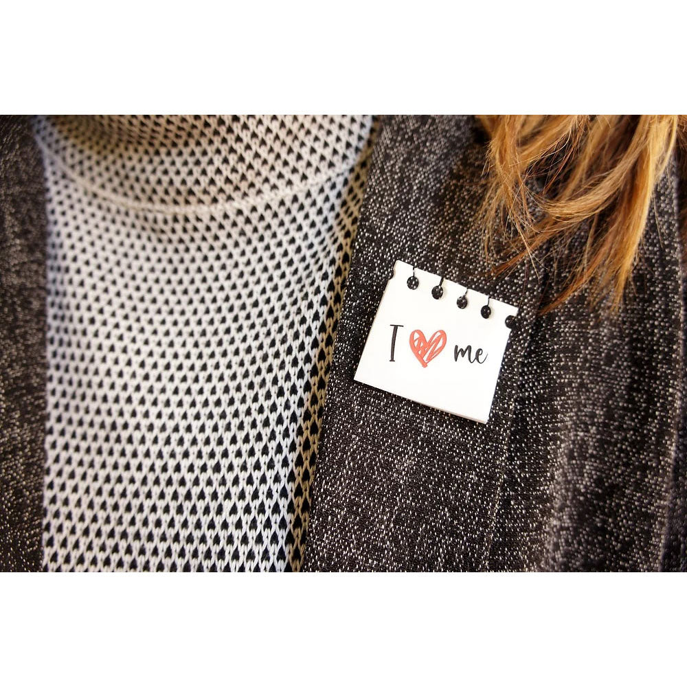 I love myself brooch by Laliblue