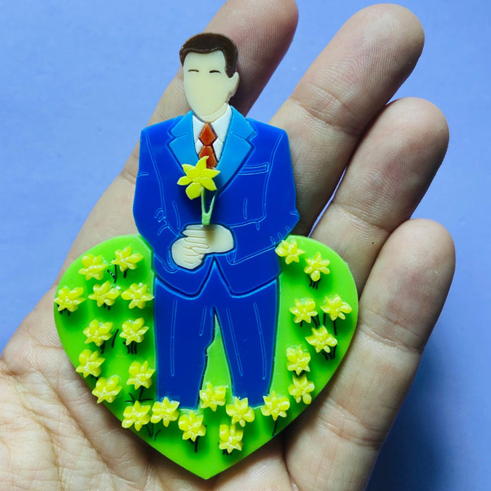 Iconic Moments Collection - "Daffodils" Brooch by Makokot Design
