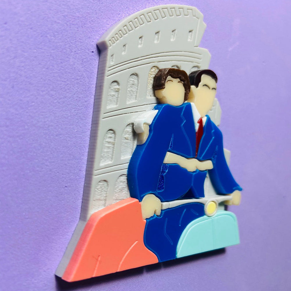 Iconic Moments Collection - "Roman Holiday" Brooch by Makokot Design