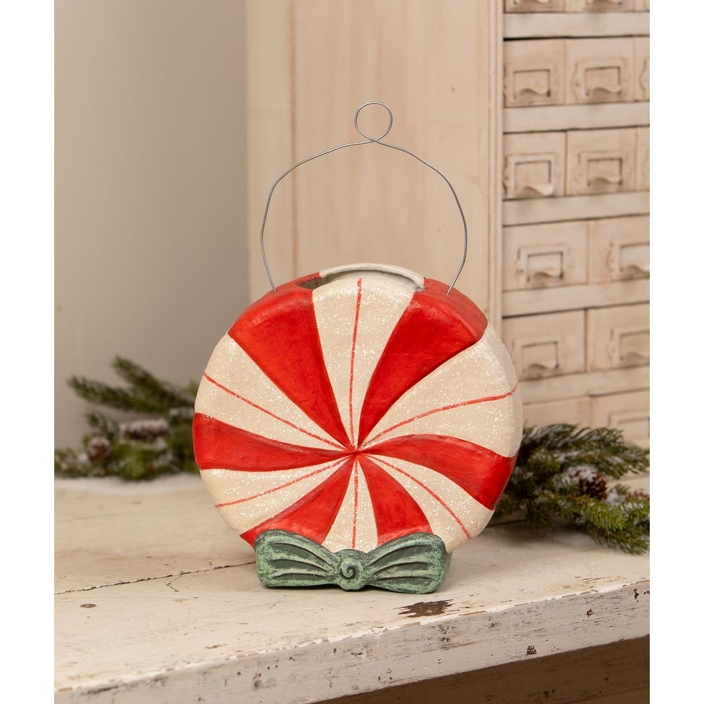 Large Singing Merrymint Bucket by Bethany Lowe