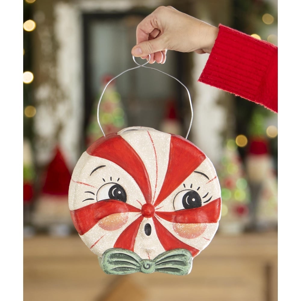 Large Singing Merrymint Bucket by Bethany Lowe