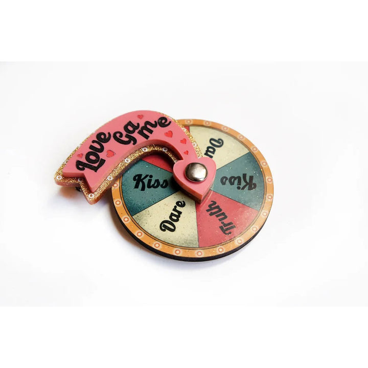 Love Game Brooch by Laliblue