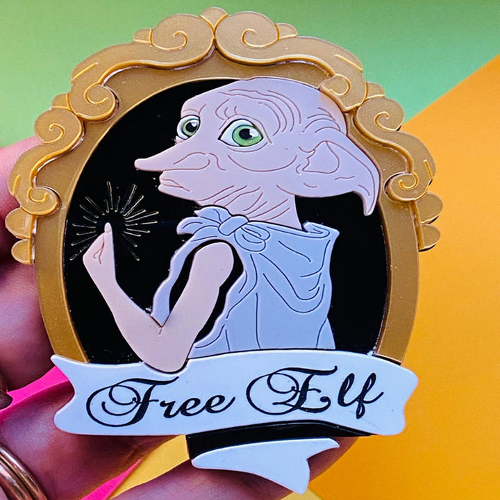 Magic & Witchcraft Collection - "Finally Free" Acrylic Brooch by Makokot Design