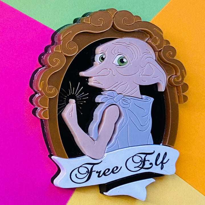 Magic & Witchcraft Collection - "Finally Free" Acrylic Brooch by Makokot Design
