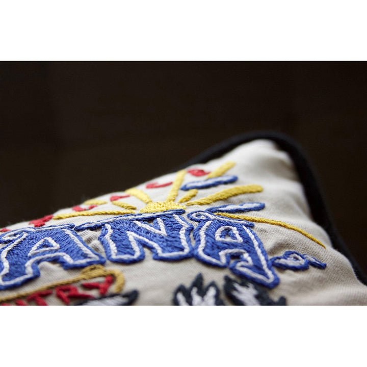 Montana Hand-Embroidered Pillow