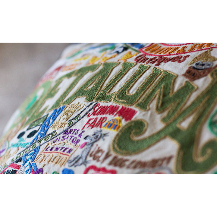 Petaluma Hand-Embroidered Pillow