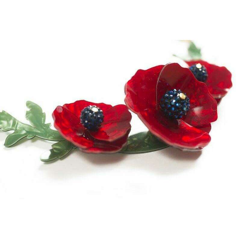 Poppies Necklace by LaliBlue - Quirks!