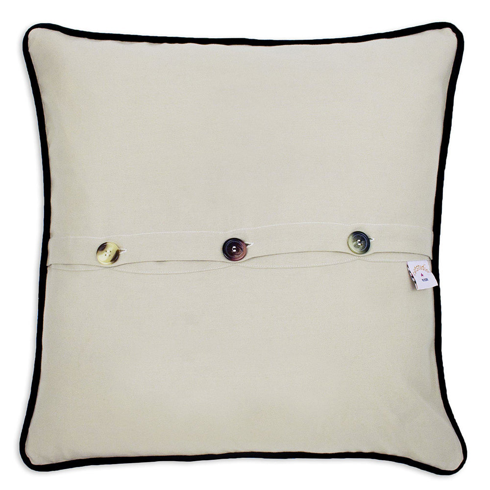 Quebec Hand-Embroidered Pillow