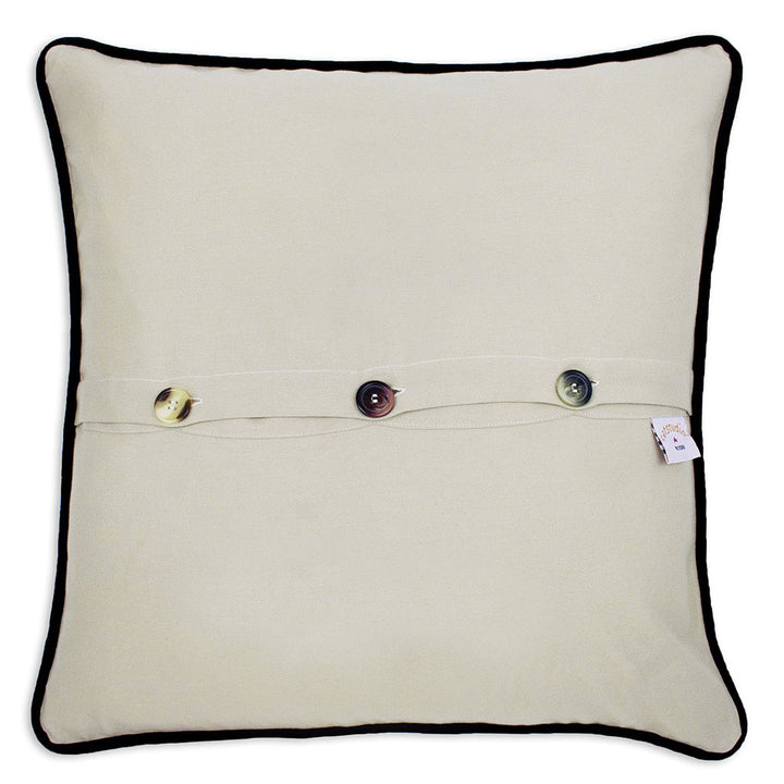Quebec Hand-Embroidered Pillow