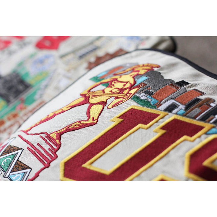 Southern California, University of (USC) Collegiate Embroidered Pillow by CatStudio
