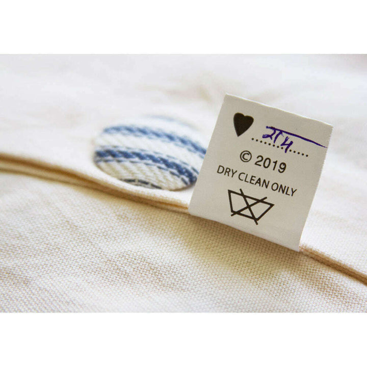 Virgin Islands Hand-Embroidered Pillow