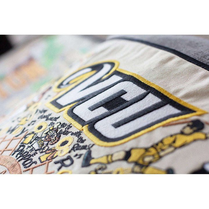 Virginia Commonwealth University (VCU) Collegiate Embroidered Pillow by Cat Studio