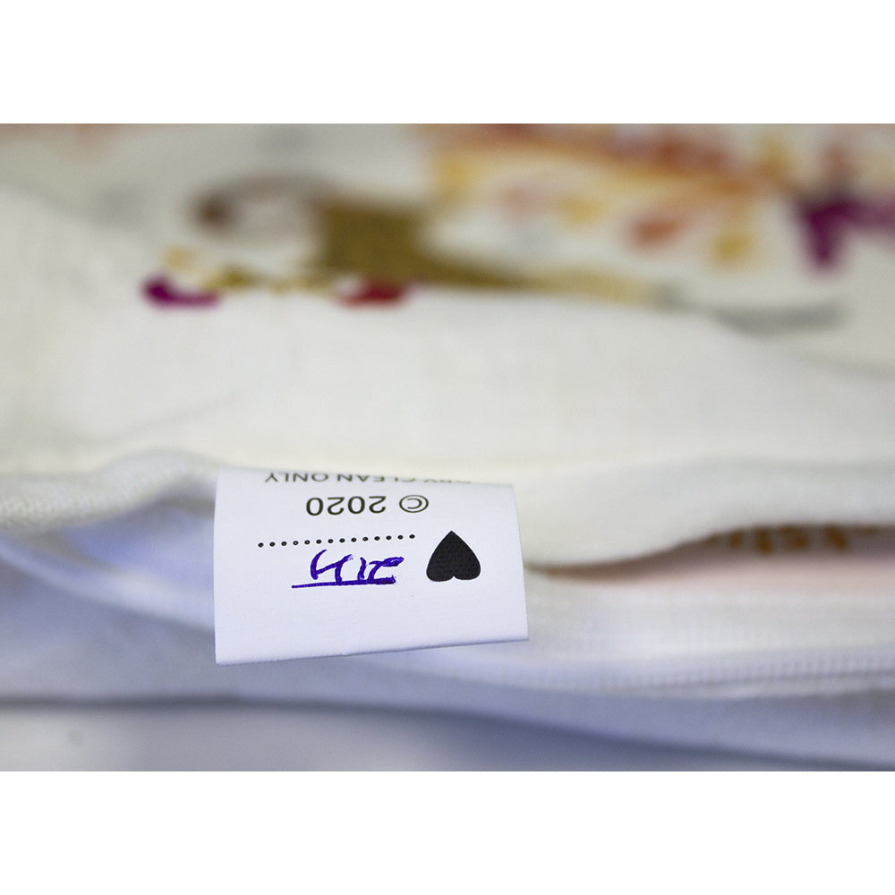 Virgo Astrology Hand-Embroidered Pillow by Cat Studio