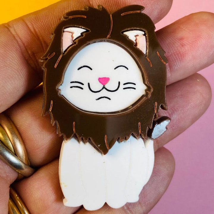 Zodiac Cats Collection - Leo - Virgo - Libra - Scorpius Acrylic Brooch by Makokot Design