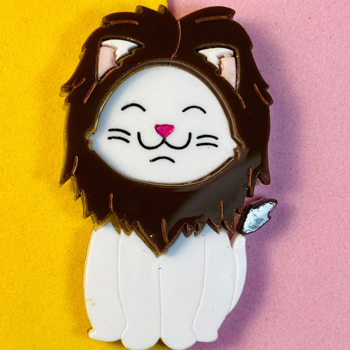 Zodiac Cats Collection - Leo - Virgo - Libra - Scorpius Acrylic Brooch by Makokot Design